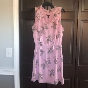 WHBM orchid floral sleeveless dress size 12
